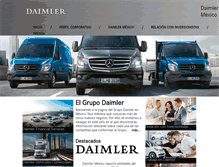 Tablet Screenshot of daimler.com.mx